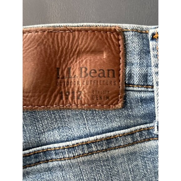 L.L. Bean Mens Standard Fit BeanFlex Jeans 36x30 Light Wash Denim - Picture 5 of 10